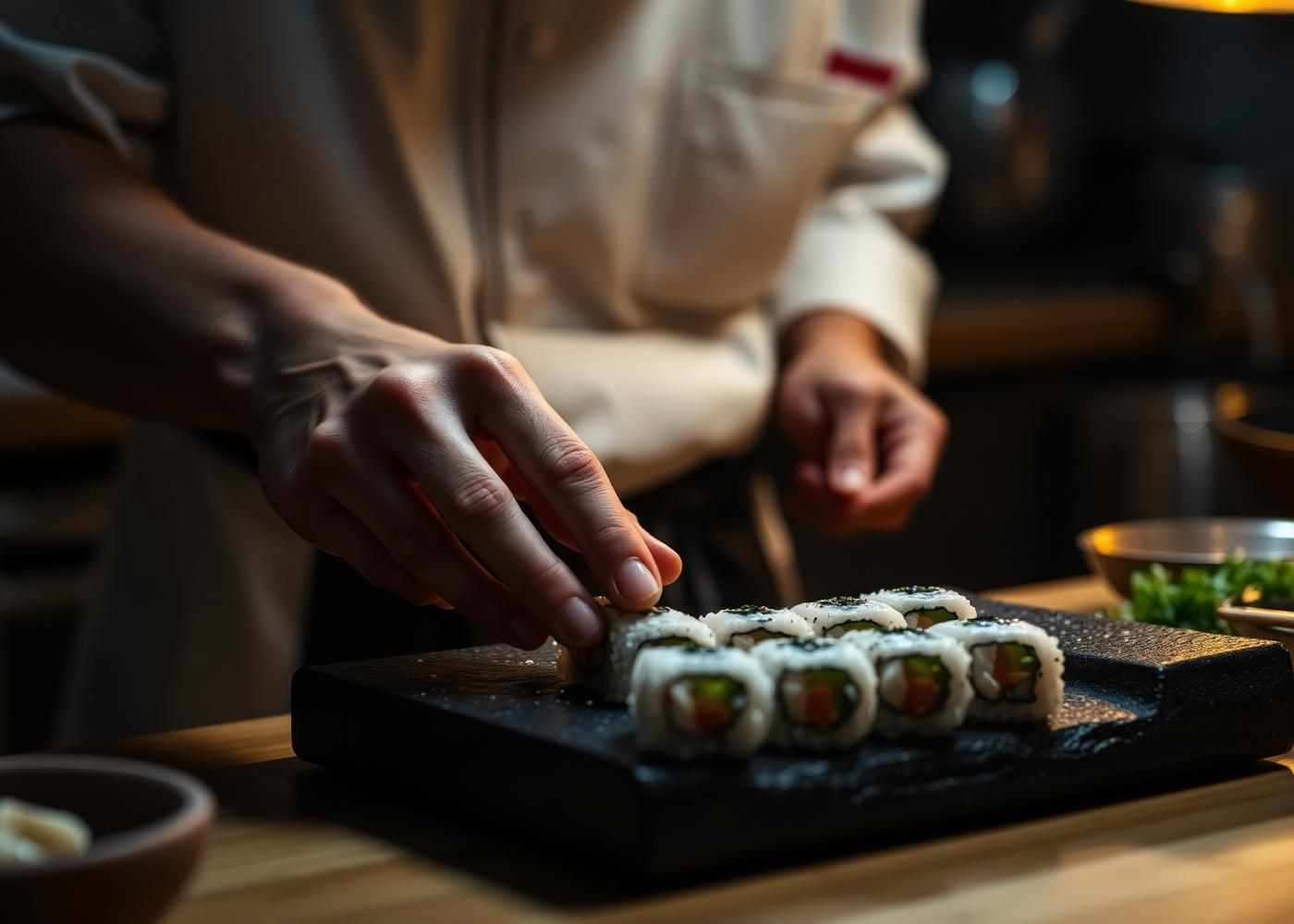 Sushikock rullar maki